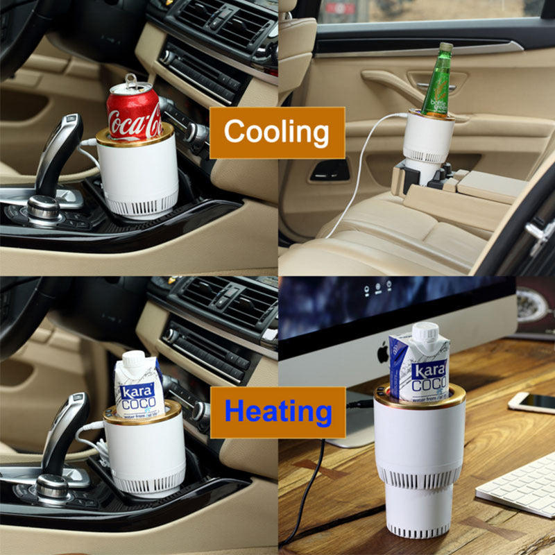 Car Cooling And Heating Cup Refrigeration Heating Heating Insulation Cup Cigarette Lighter